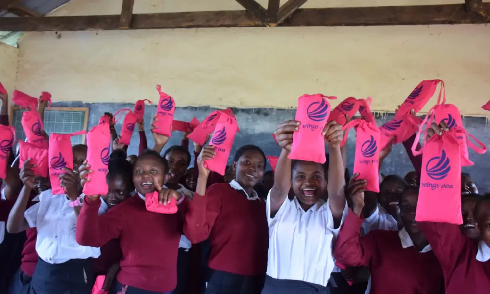 We provided sustainable menstrual products for 230 girls in Kenya